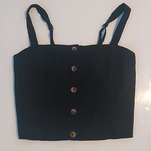 Black Hollister Crop Top